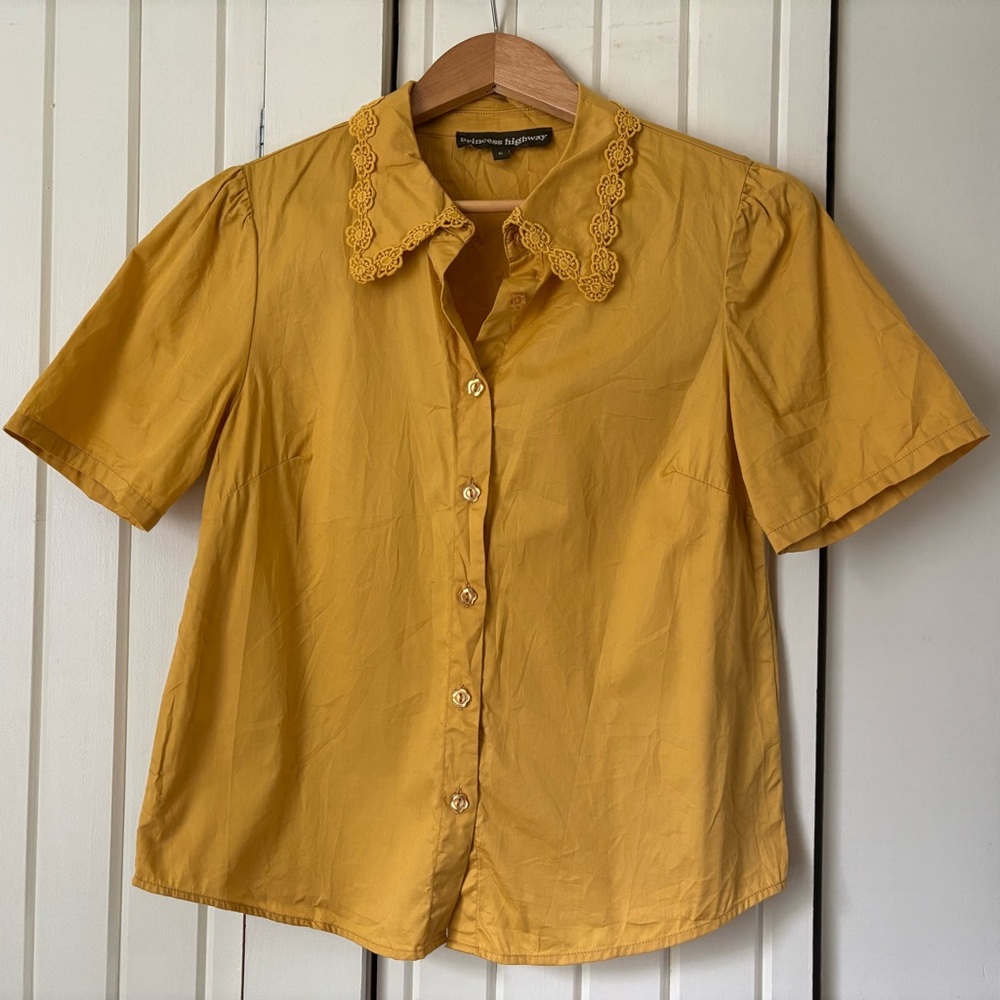 Princess Highway Retro Yellow Blouse